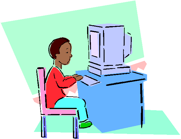 Boy at computer