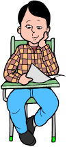 Boy at Desk