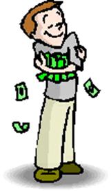 Boy with money